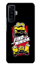 Find your inner Minion Vivo X50 Hard Case Back Cover by Casekaro