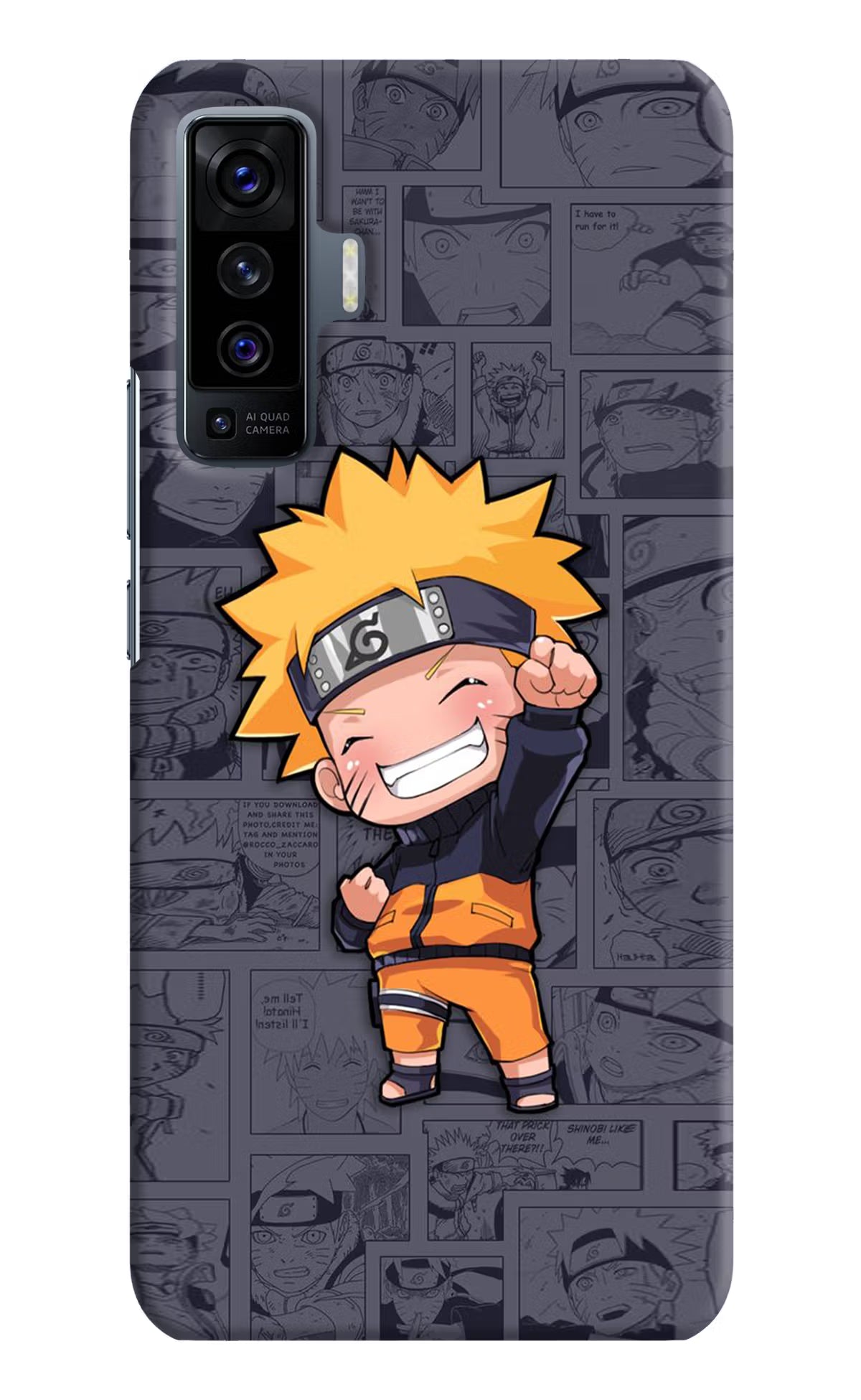 Chota Naruto Vivo X50 Hard Case Back Cover by Casekaro