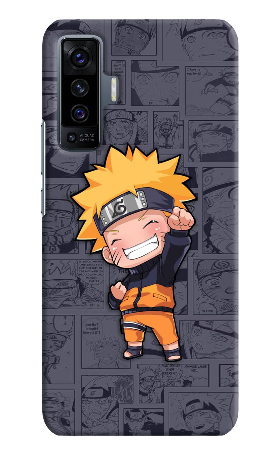 Chota Naruto Vivo X50 Back Cover, Hard case