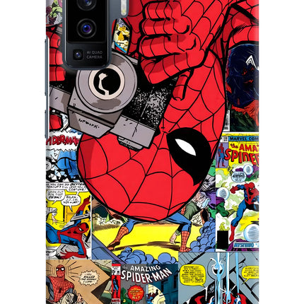 Spider Man Vivo X50 Hard Case Back Cover by Casekaro