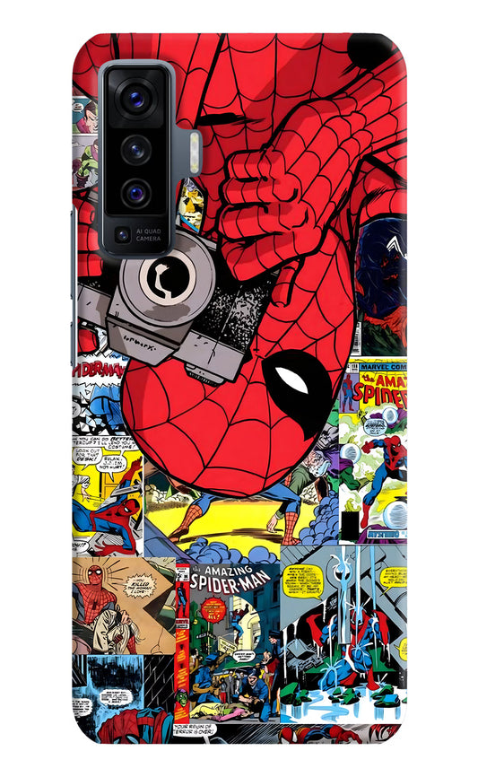 Spider Man Vivo X50 Hard Case Back Cover by Casekaro