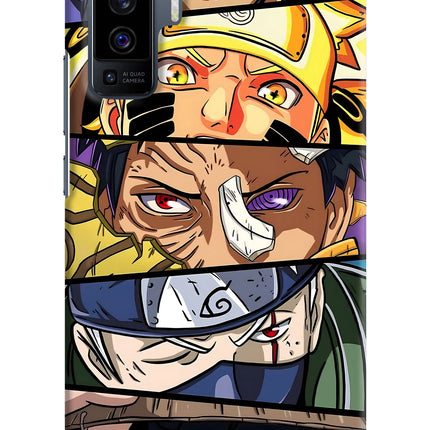 Naruto Character Vivo X50 Hard Case Back Cover by Casekaro