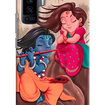 Radhe Krishna Vivo X50 Hard Case Back Cover by Casekaro