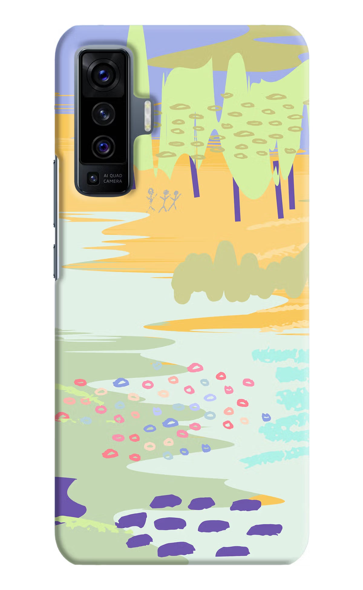 Scenery Vivo X50 Hard Case Back Cover by Casekaro