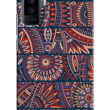 African Culture Design Vivo X50 Hard Case Back Cover by Casekaro