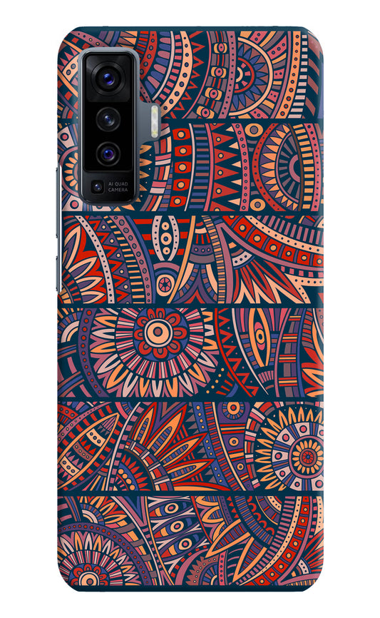 African Culture Design Vivo X50 Hard Case Back Cover by Casekaro
