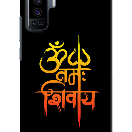 Om Namah Shivay Vivo X50 Hard Case Back Cover by Casekaro
