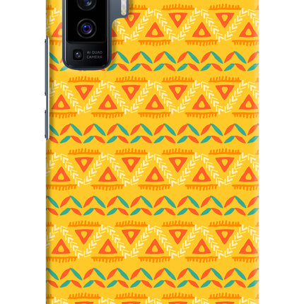 Tribal Pattern Vivo X50 Hard Case Back Cover by Casekaro