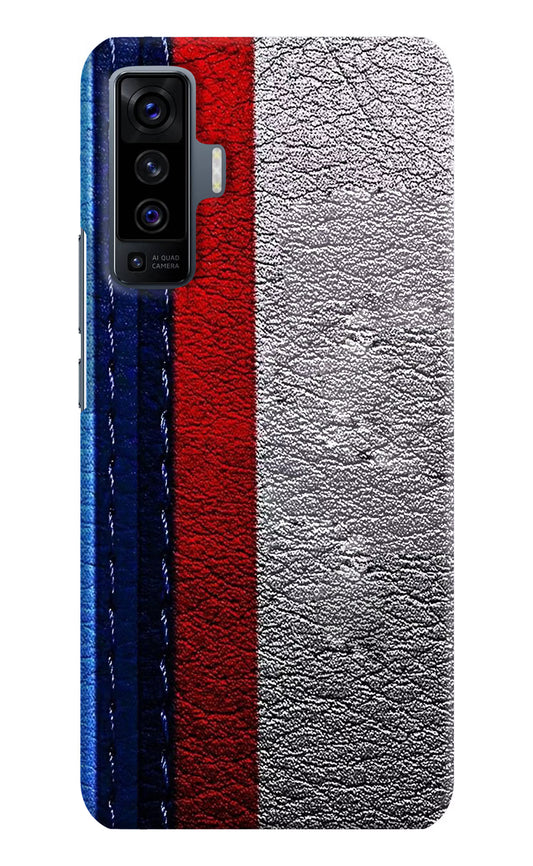 BMW Stripes Vivo X50 Hard Case Back Cover by Casekaro