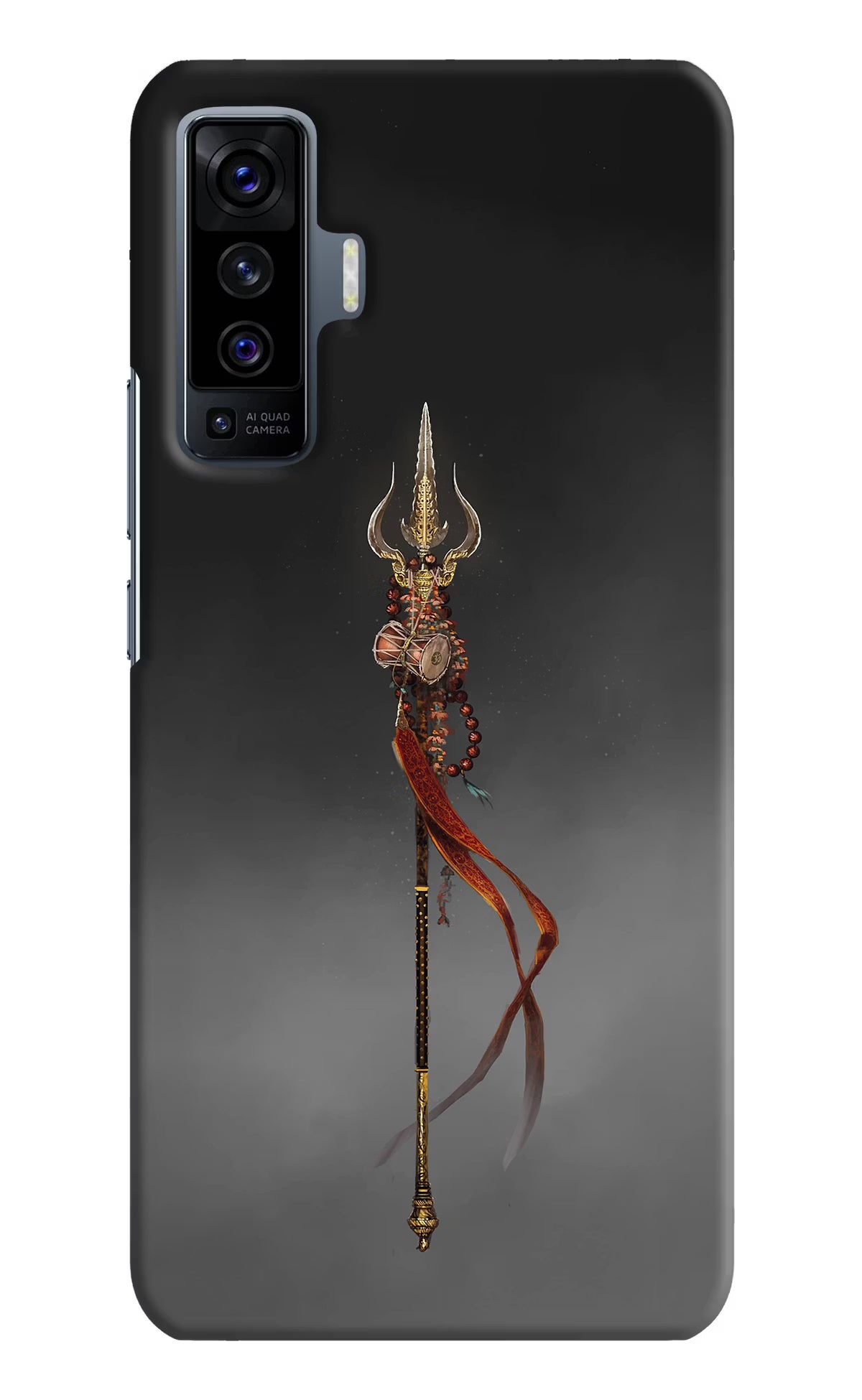 Shiv Trishul Vivo X50 Hard Case Back Cover by Casekaro