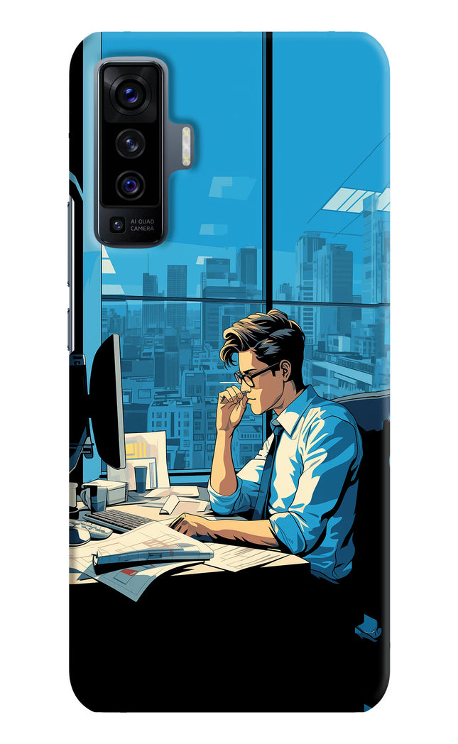 Focused Hustler (AI Generated) Vivo X50 Hard Case Back Cover by Casekaro