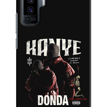 Donda Kanye West Vivo X50 Hard Case Back Cover by Casekaro