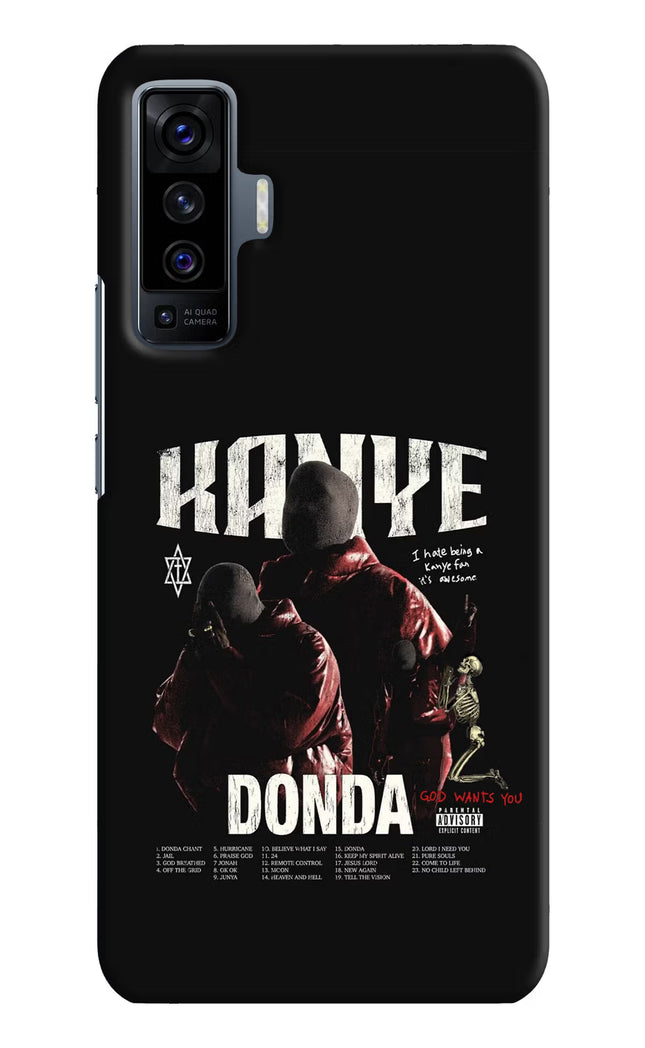 Donda Kanye West Vivo X50 Hard Case Back Cover by Casekaro