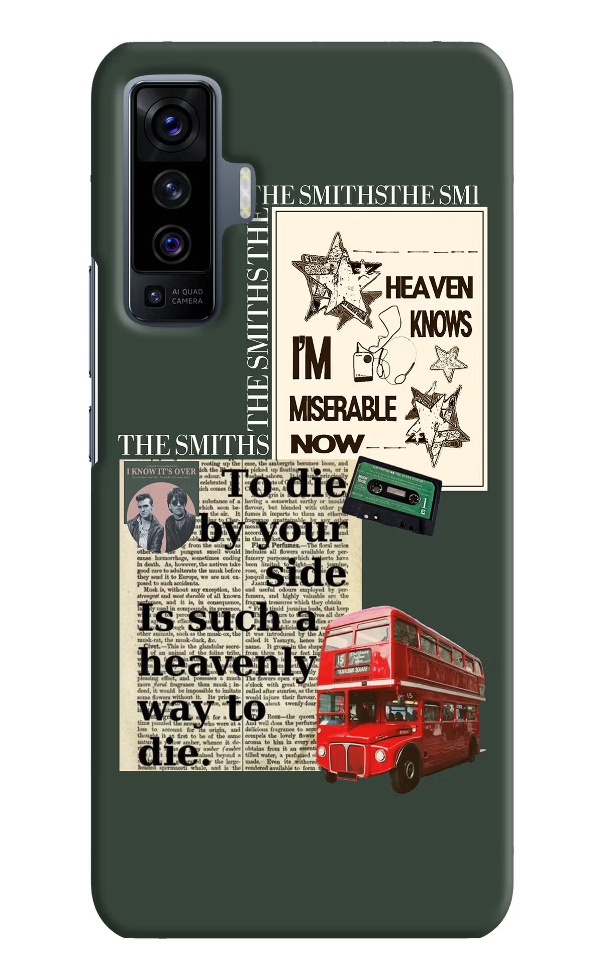 The Smiths Vivo X50 Hard Case Back Cover by Casekaro