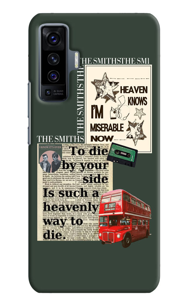 The Smiths Vivo X50 Hard Case Back Cover by Casekaro