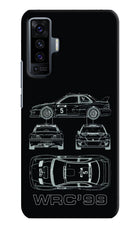 WRC'99 Vivo X50 Hard Case Back Cover by Casekaro