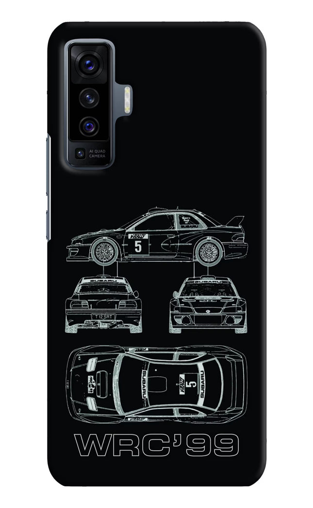 WRC'99 Vivo X50 Hard Case Back Cover by Casekaro