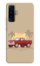 Desert Classic Drive Vivo X50 Hard Case Back Cover by Casekaro