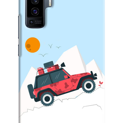 Mountain Trail Beast Vivo X50 Hard Case Back Cover by Casekaro