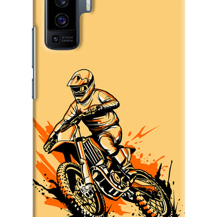 Off-Road Fury Vivo X50 Hard Case Back Cover by Casekaro