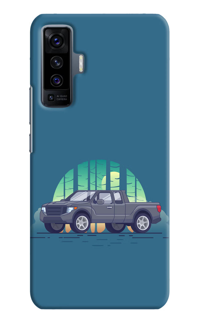 Retro Garage Vibe Vivo X50 Hard Case Back Cover by Casekaro