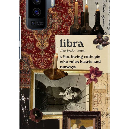 Libra Zodiac Vivo X50 Hard Case Back Cover by Casekaro