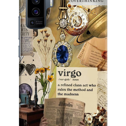 Virgo Zodiac Vivo X50 Hard Case Back Cover by Casekaro