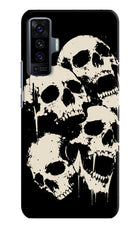 Dead Stack Vivo X50 Hard Case Back Cover by Casekaro
