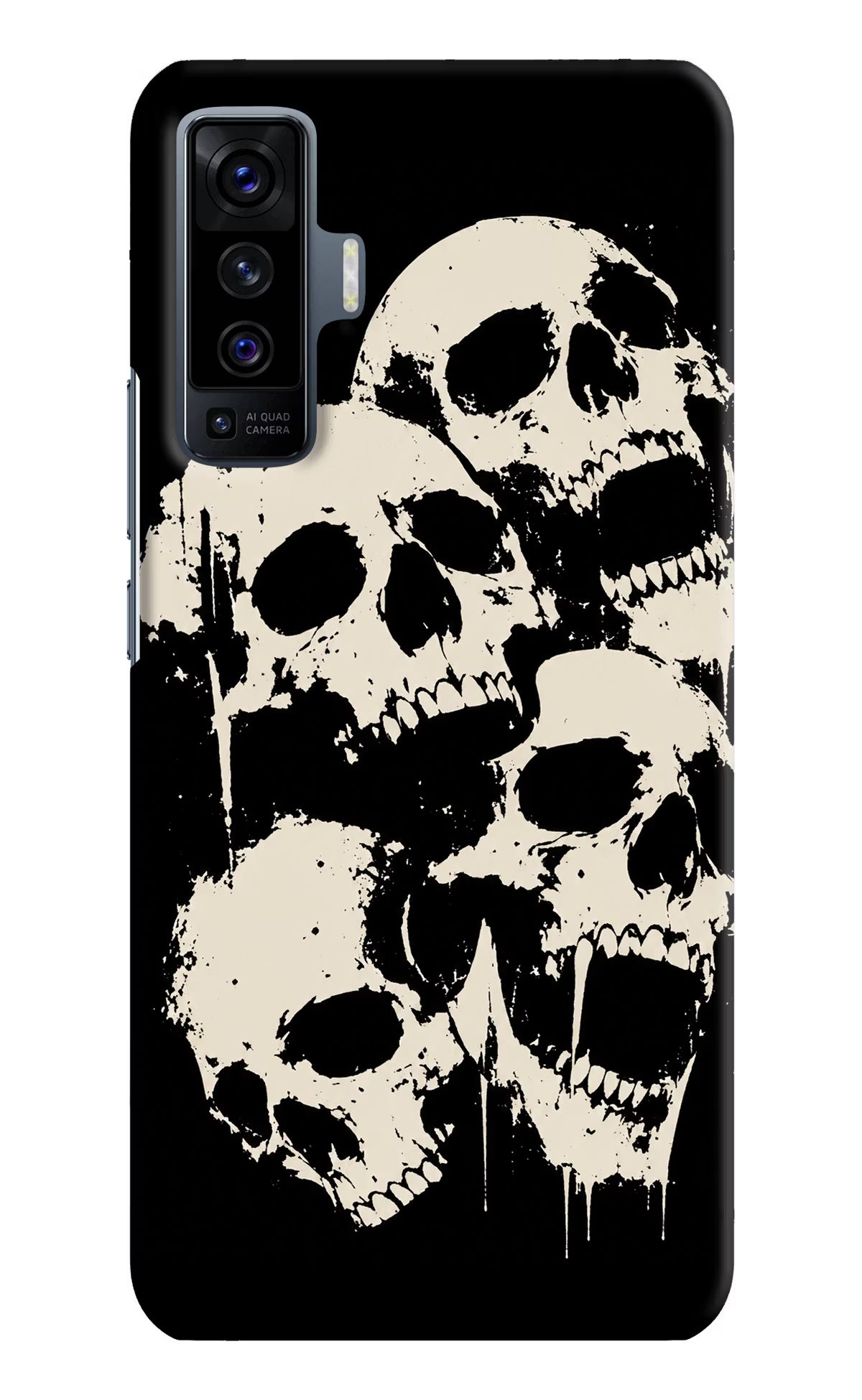 Dead Stack Vivo X50 Hard Case Back Cover by Casekaro