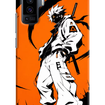 Street Samurai  Vivo X50 Hard Case Back Cover by Casekaro