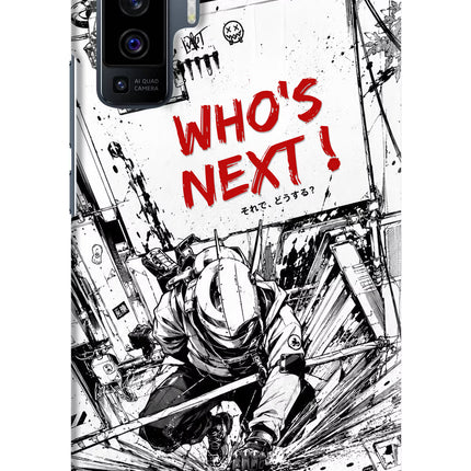 Who's Next Vivo X50 Hard Case Back Cover by Casekaro
