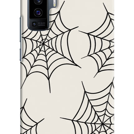 Spider Web Vivo X50 Hard Case Back Cover by Casekaro