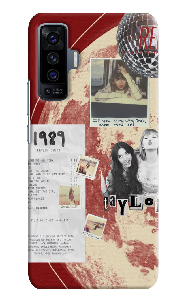 Taylor Swift Vivo X50 Hard Case Back Cover by Casekaro