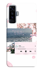 Wave to earth Vivo X50 Hard Case Back Cover by Casekaro