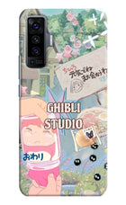 Studio Ghibli Vivo X50 Hard Case Back Cover by Casekaro