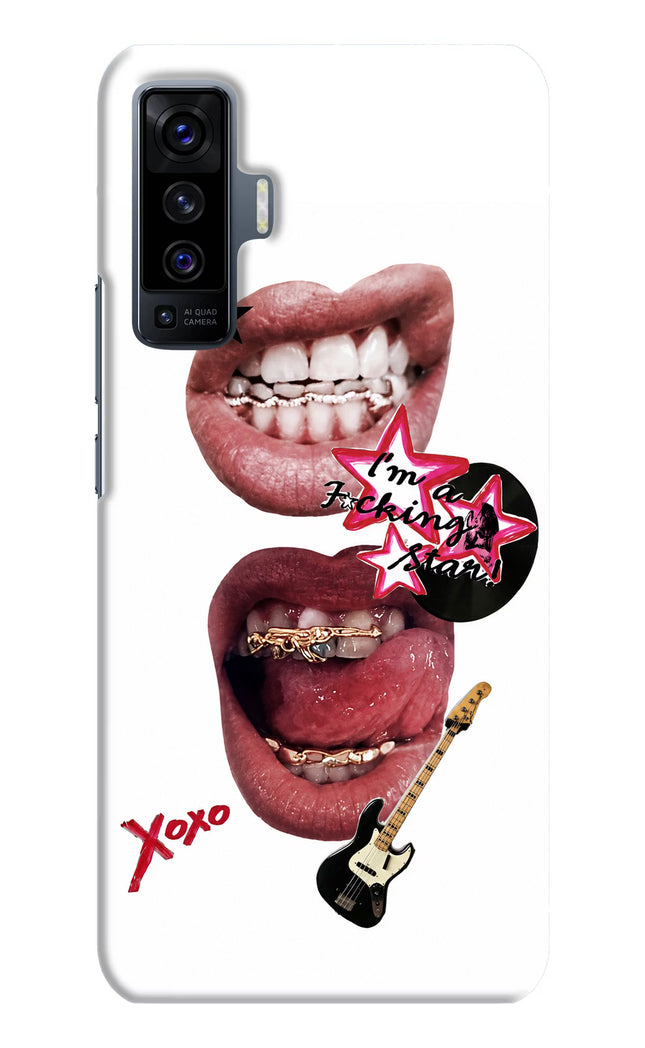 Rockstar Vivo X50 Hard Case Back Cover by Casekaro