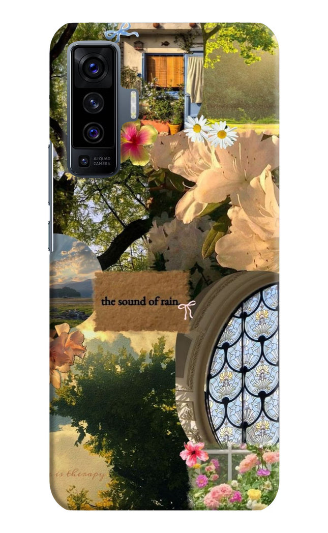Rain Vivo X50 Hard Case Back Cover by Casekaro