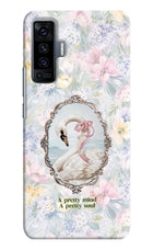 Pretty Mind Pretty Soul Vivo X50 Hard Case Back Cover by Casekaro