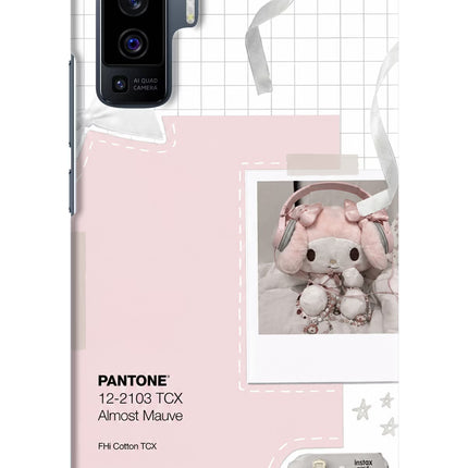 Pantone Asthetic Vivo X50 Hard Case Back Cover by Casekaro