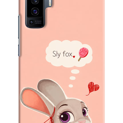 Judy Charm Vivo X50 Hard Case Back Cover by Casekaro