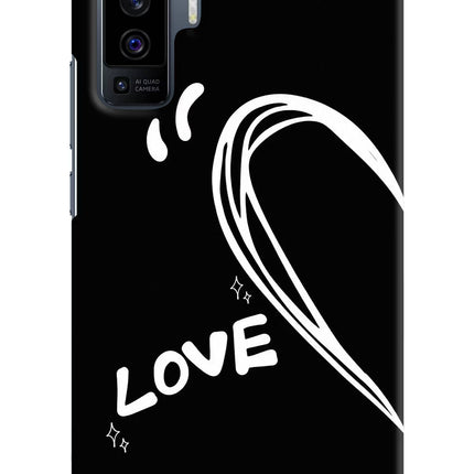Love Line Vivo X50 Hard Case Back Cover by Casekaro
