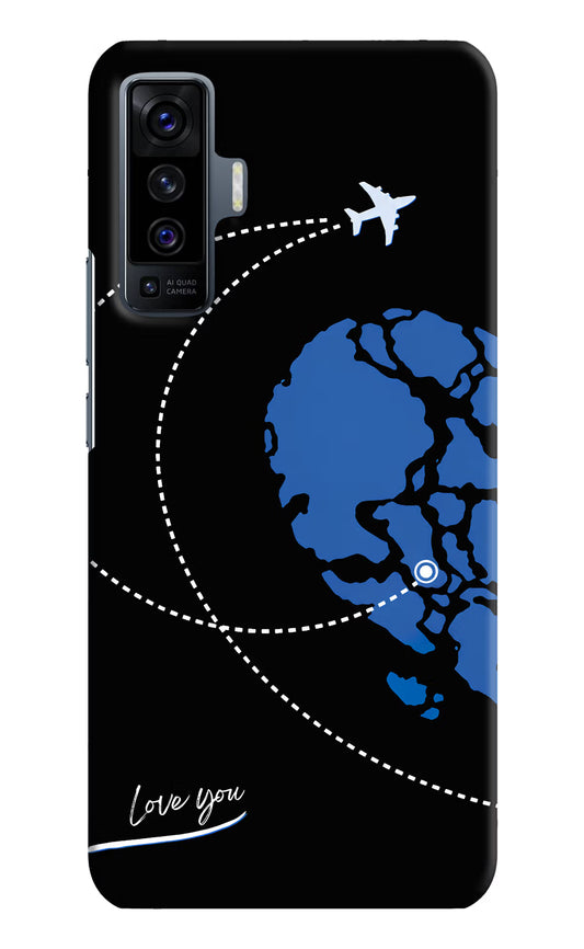 Love Orbit Vivo X50 Hard Case Back Cover by Casekaro