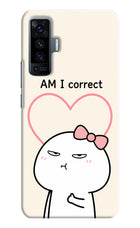 Always Right Vivo X50 Hard Case Back Cover by Casekaro