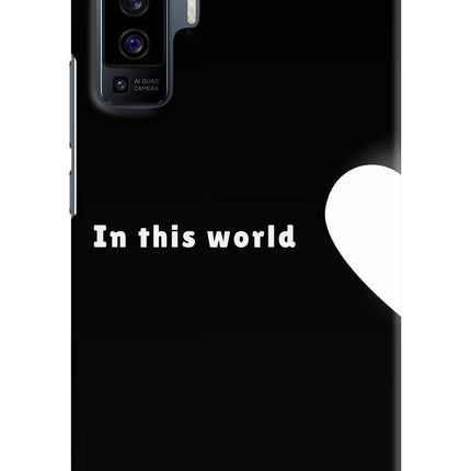 This World Vivo X50 Hard Case Back Cover by Casekaro