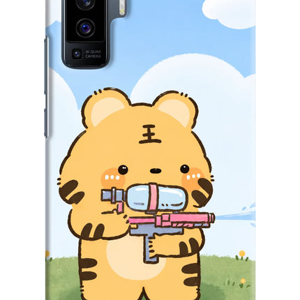 Tiger Treat Vivo X50 Hard Case Back Cover by Casekaro