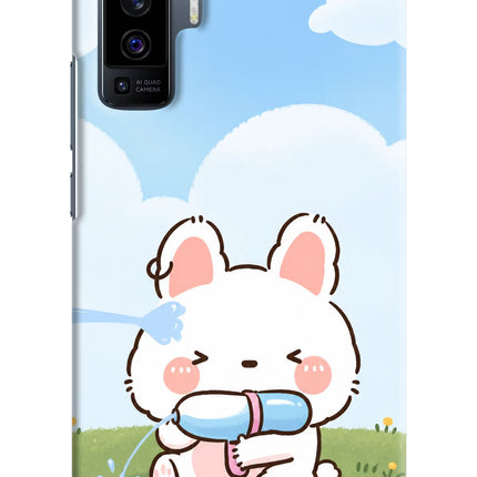 Bunny Treat Vivo X50 Hard Case Back Cover by Casekaro