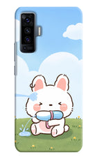 Bunny Treat Vivo X50 Hard Case Back Cover by Casekaro