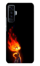 Ember Flame Vivo X50 Hard Case Back Cover by Casekaro