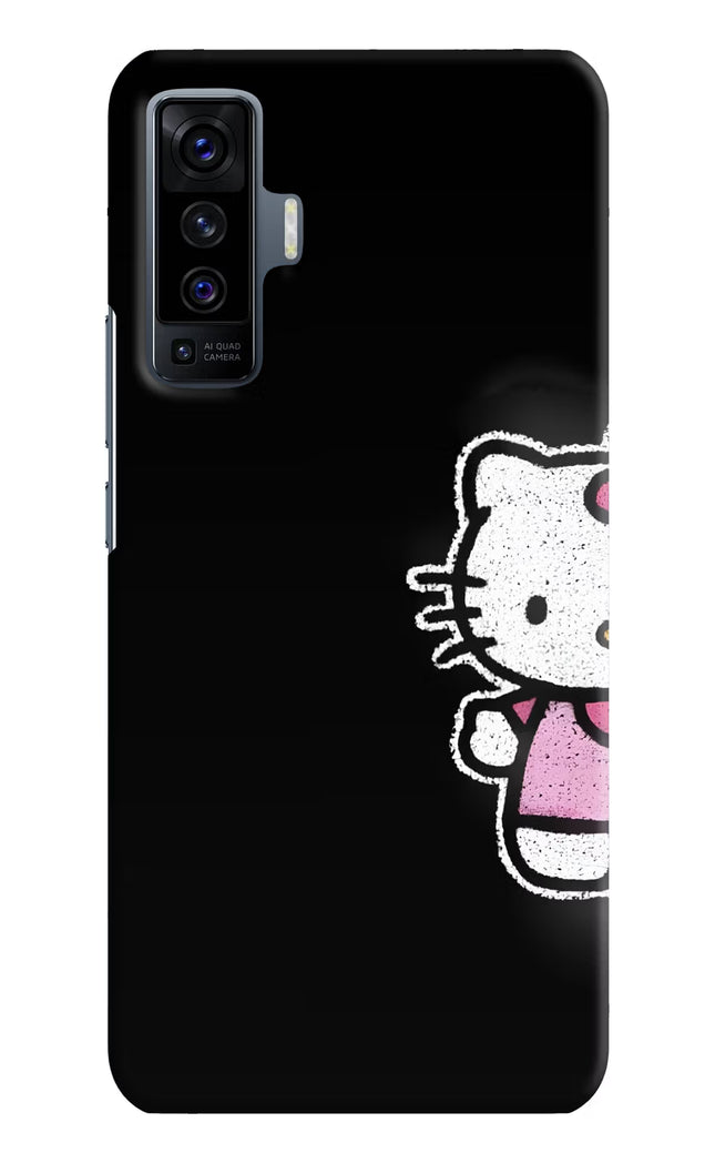 Kitty Charm Vivo X50 Hard Case Back Cover by Casekaro
