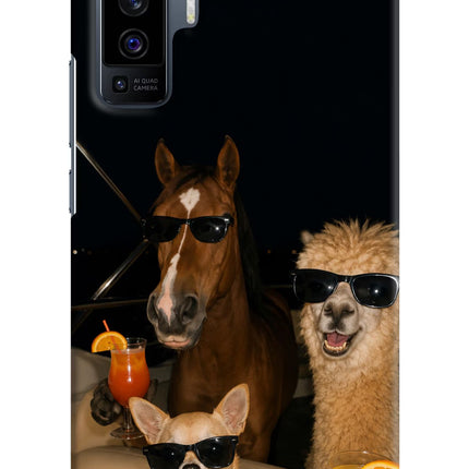 Party Squad Vivo X50 Hard Case Back Cover by Casekaro